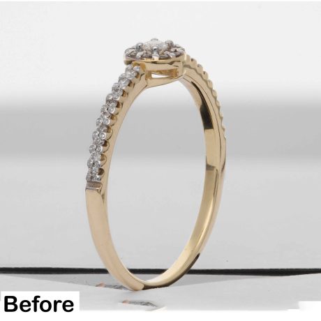 Example of high-end jewelry retouching services, showcasing professional photography with flawless visuals.