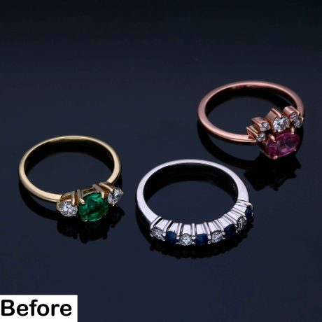 Jewelry Photo Retouching Service - Professional editing to enhance jewelry images.