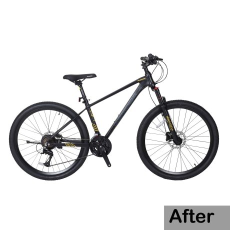 Super complex clipping path example showing advanced isolation of the subject from the background for detailed image editing.